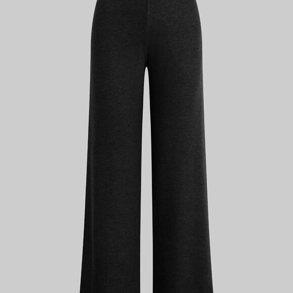 NWT Leset Lauren Wide Leg Pant in Black - Size Medium - Picture 2 of 10